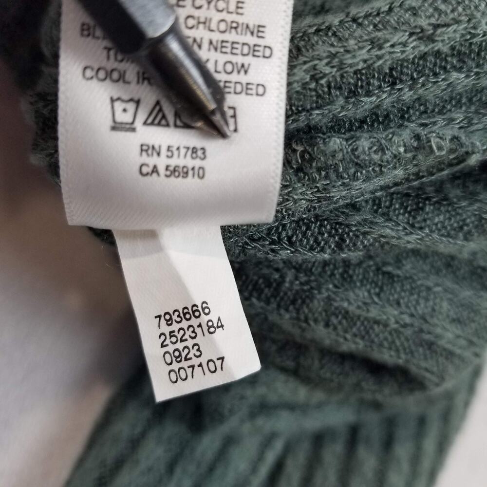 Maurices Sweater Womens XXL Green Ribbed Knit Dolman Sleeve Oversized Tunic - Picture 5 of 6